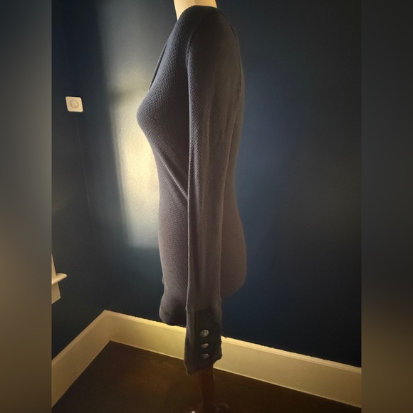 Free People LS Thermal Shirt Sz S - Picture 2 of 6